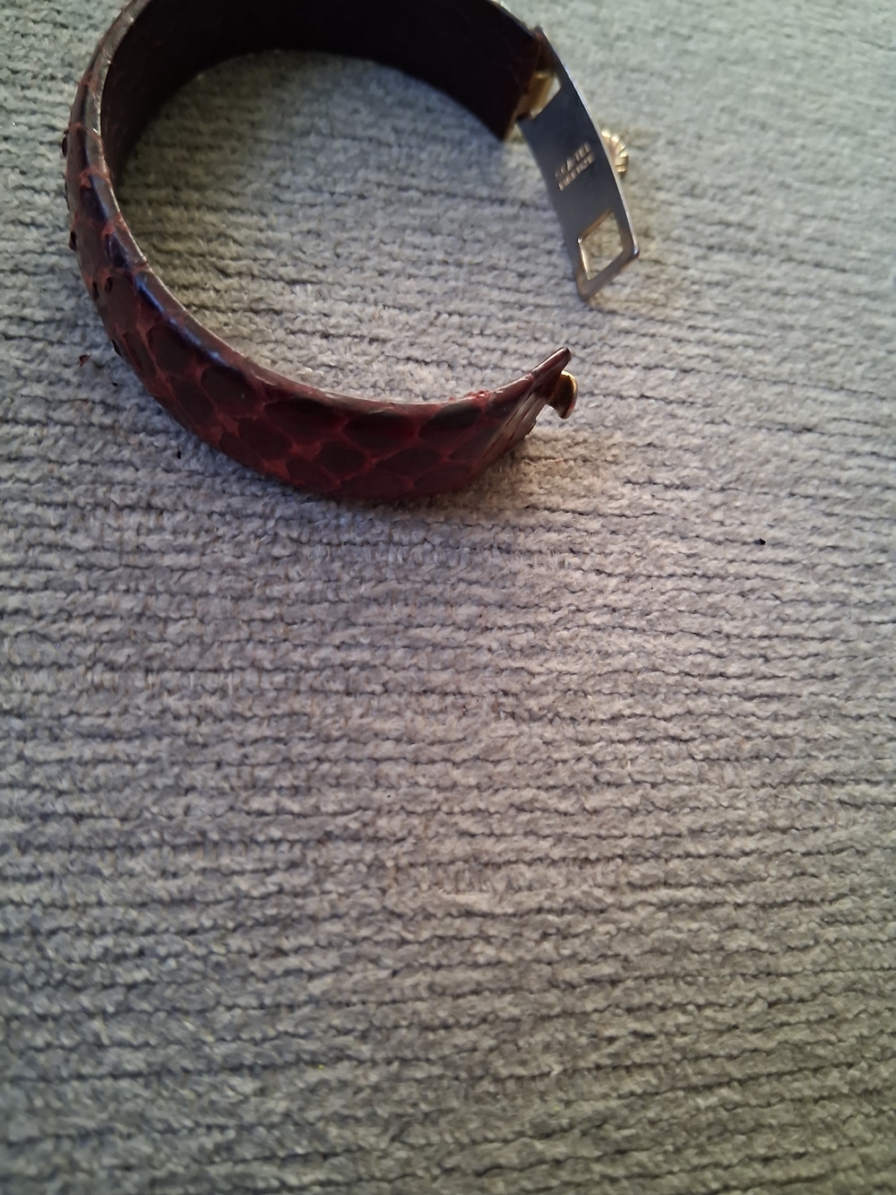 Snake Skin Bangle Bracelet